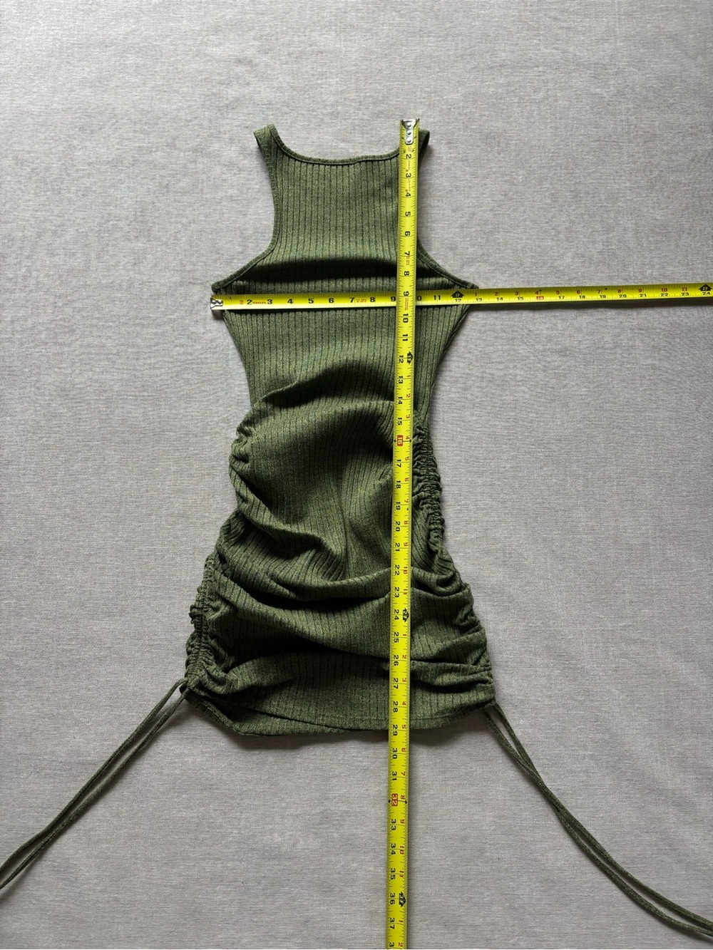 Lovers + Friends Revolve green ribbed Juliet mini dress bodycon clubbing XS - Picture 7 of 10